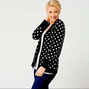 Isaac Mizrahi long sleeved cardigan sweater